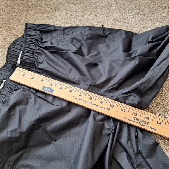 THE NORTH FACE Mens L Black Pants DRYVENT LIGHTWEIGHT WATERPROOF SHELL Nylon - Picture 8 of 15